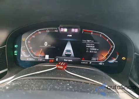 2020 BMW 750I xDrive из США, поврежденный, VIN WBA7U2C05LCD56487